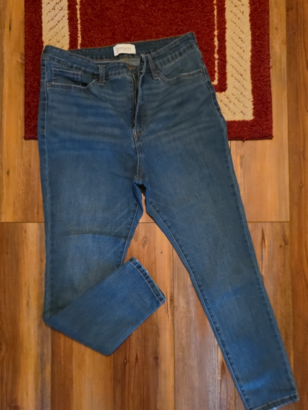 crown & ivy Dark Blue Skinny Jeans